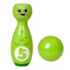 LEAN TOYS Bowling com caras sorridentes jogo educativo para crianças desporto de destreza 10 peças