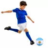 LEAN TOYS Bola de futebol de treino para relvado, cores da Argentina, 22 cm, tamanho 5