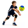 LEAN TOYS Bola de treino de voleibol, amarela e azul, 22 cm, tamanho 5