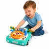 LEAN TOYS Painel interativo simulador de condução carro luzes sons azul