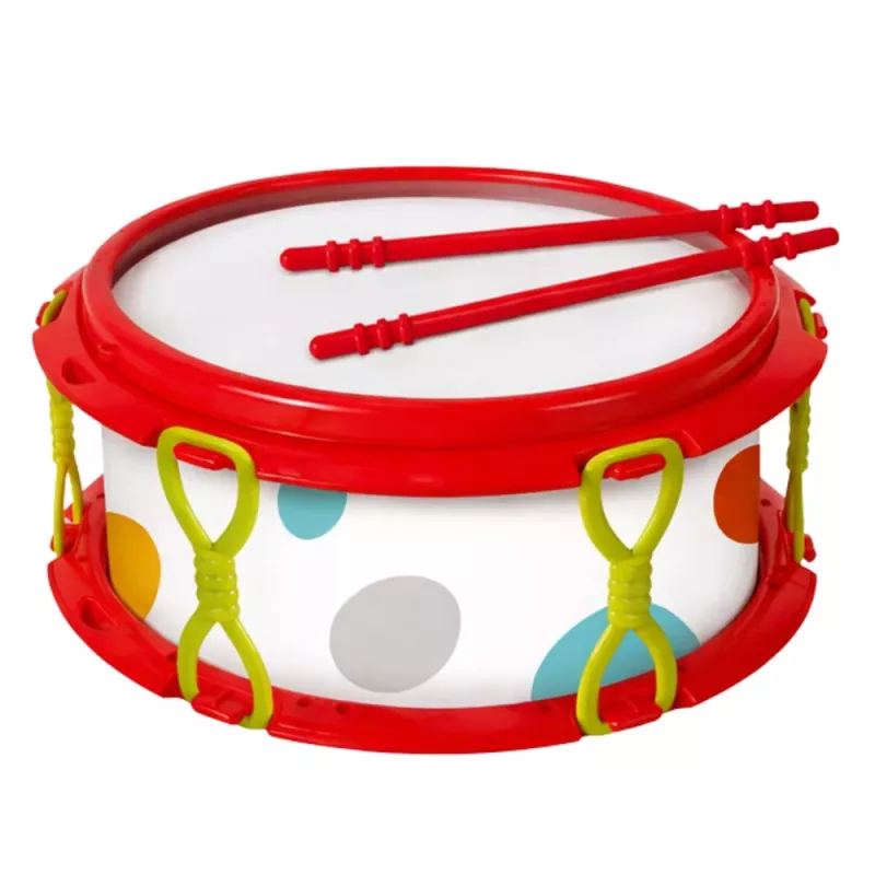 LEAN TOYS Instrumentos musicais para crianças tambor maracas pandeireta castanholas