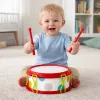 LEAN TOYS Instrumentos musicais para crianças tambor maracas pandeireta castanholas