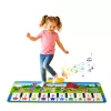 LEAN TOYS Brinquedo educativo tapete musical piano animais instrumentos sons 100x36 cm