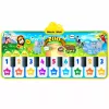 LEAN TOYS Tapete interativo de dança piano animais do zoo 10 melodias 126 cm