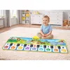 LEAN TOYS Tapete interativo de dança piano animais do zoo 10 melodias 126 cm