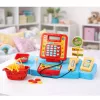 LEAN TOYS Carrinho de compras de supermercado interativo com scanner e balança