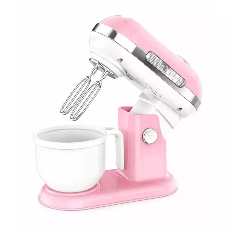 LEAN TOYS Conjunto de pequenos eletrodomésticos para crianças: máquinas de cozinha a pilhas com luz e som