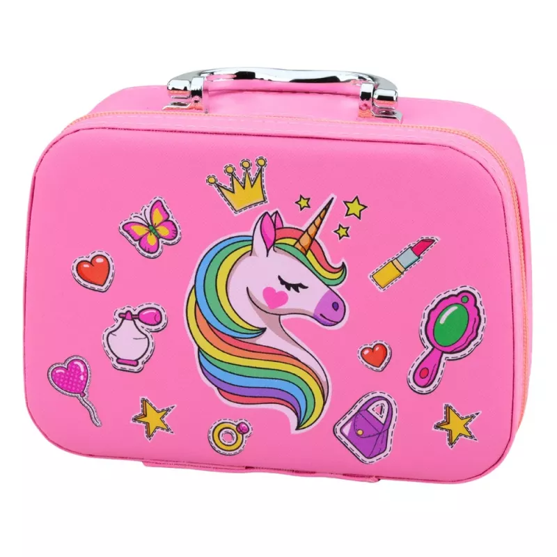 LEAN TOYS Conjunto de beleza Unicorn bolsa de cosméticos acessórios de unhas cosméticos