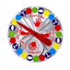 LEAN TOYS Jogo de destreza Twist tapete de movimento familiar social randomizer