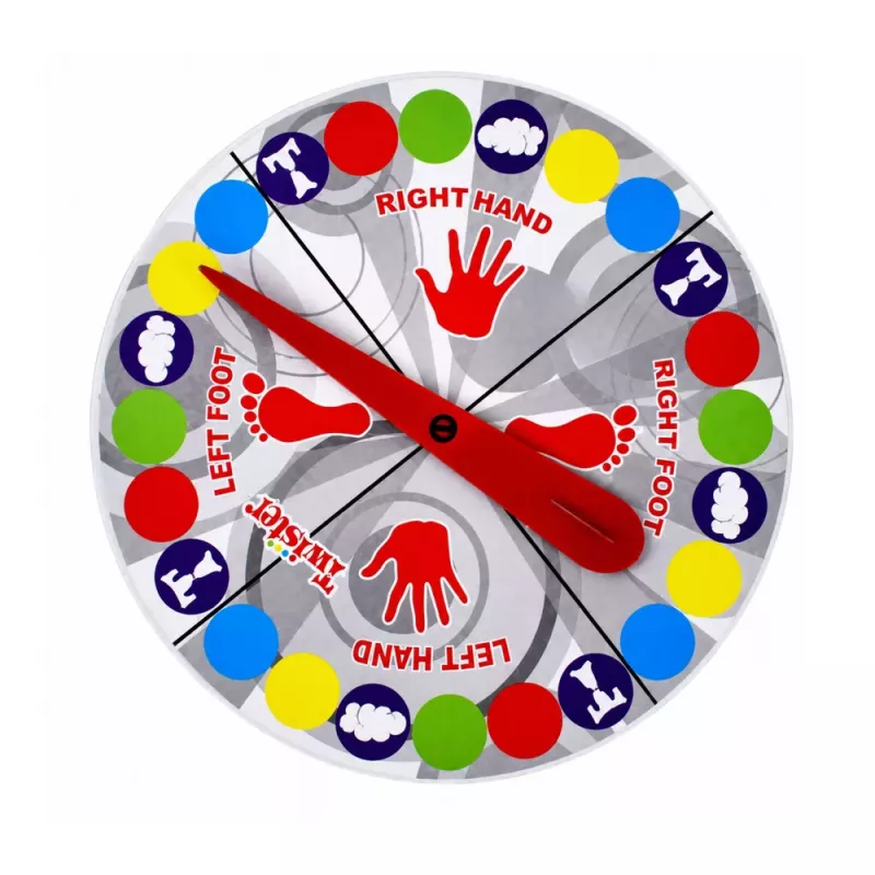 LEAN TOYS Jogo de destreza Twist tapete de movimento familiar social randomizer