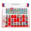 LEAN TOYS Jogo de memória Guess Who on Time portátil ampulheta tabuleiro