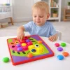 LEAN TOYS Puzzle de mosaico de botões puzzle geométrico criativo cogumelos 46 pcs.