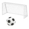 LEAN TOYS Sapatos de futebol com controlo remoto jogo RC futebol baliza bola