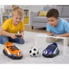 LEAN TOYS Sapatos de futebol com controlo remoto jogo RC futebol baliza bola