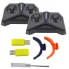LEAN TOYS Sapatos de futebol com controlo remoto jogo RC futebol baliza bola