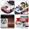 LEAN TOYS Blocos de Construção Carro Ghost Bus Branco 631 peças