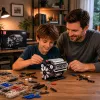 LEAN TOYS Blocos de Construção Motor V8 Modelo Mecânico com Pistões Móveis, 552 peças