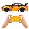 LEAN TOYS Carro RC Blocos de Construção com Controlo Remoto Laranja 545 unid.