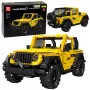 LEAN TOYS Blocos de Construção Carro Todo-o-Terreno Wrangler Amarelo 746 peças