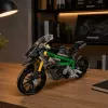 LEAN TOYS Blocos de Construção Mota de Corrida Desportiva Preta 656 unid.
