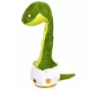 LEAN TOYS Serpente de Peluche Dançante Interativa com Música e Sons Mascote Verde