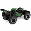 LEAN TOYS Carro RC Todo-o-Terreno Escalada Controlo Remoto Preto 1:18 15 km/h