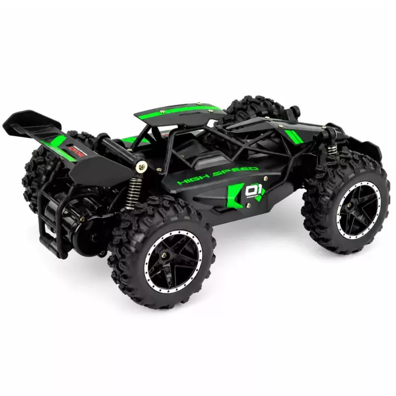 LEAN TOYS Carro RC Todo-o-Terreno Escalada Controlo Remoto Preto 1:18 15 km/h