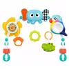 LEAN TOYS Arco Sensorial com Elefante para Berço, Cadeira de Auto, Carrinho de Bebé, Espelho, Chocalho