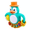 LEAN TOYS Brinquedo Interativo Pinguim Piano Tambor Contas Bola Chocalho