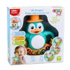 LEAN TOYS Brinquedo Interativo Pinguim Piano Tambor Contas Bola Chocalho