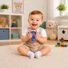 LEAN TOYS Telefone Interativo Educativo para Bebés com Sons de Animais e Luzes