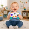 LEAN TOYS Tablet Interativo Educativo para Bebés com Luzes, Sons e Melodias