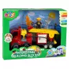 LEAN TOYS Bombeiros Camião de Bombeiros Motorizado Figura de Bombeiro Conjunto de Blocos de Construção