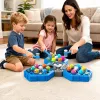 LEAN TOYS Jogo de Arcada Bate-Toupeira Criaturas para 3 Jogadores, 3 Modos, Martelos Luminosos