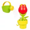 LEAN TOYS Brinquedo de Banho Vaso de Tulipas Regador Fonte de Água