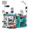 LEAN TOYS Grande Conjunto de Médico com Mesa de Tratamento, Luz e Som, Acessórios, 77 peças