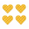 LEAN TOYS Máquina de Waffles para Crianças - Waffles com Luzes de Cor Mutável e Sons - Rosa