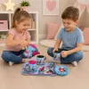 LEAN TOYS Serviço de chá com papagaios, metal, padrão exótico, 12 peças