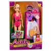 LEAN TOYS Boneca Anlily em fato de banho com saco de praia e conjunto de acessórios