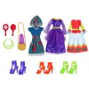 LEAN TOYS Boneca Anlily Weird com fatos de fantasia, vestidos, acessórios, sapatos