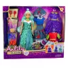 LEAN TOYS Boneca Anlily Weird com fatos de fantasia, vestidos, acessórios, sapatos