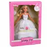 LEAN TOYS Boneca noiva Anlily em vestido de noiva branco com conjunto de acessórios de renda