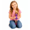 LEAN TOYS Boneca de moda Anlily em vestido roxo com auscultadores e conjunto de acessórios