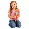 LEAN TOYS Boneca Anlily com coelho branco e suporte de cenouras conjunto