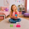 LEAN TOYS Boneca Anlily em fato de desporto com halteres, garrafa de água, saco, conjunto de acessórios