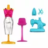 LEAN TOYS Anlily designer de roupa costureira máquina de costura manequim conjunto de boneca