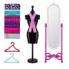 LEAN TOYS Boneca Anlily designer de moda vestidos espelho manequim materiais acessórios