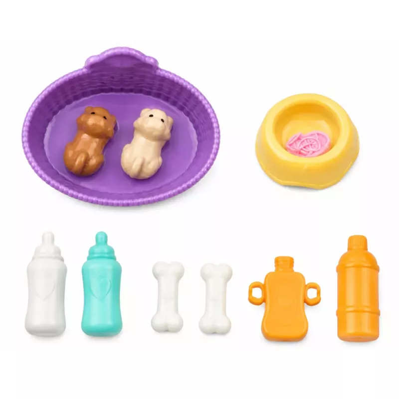 LEAN TOYS Conjunto de acessórios de cuidados com cão grande e cachorro Anlily