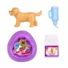 LEAN TOYS Boneca Anlily com cão de estimação conjunto de cama de acessórios