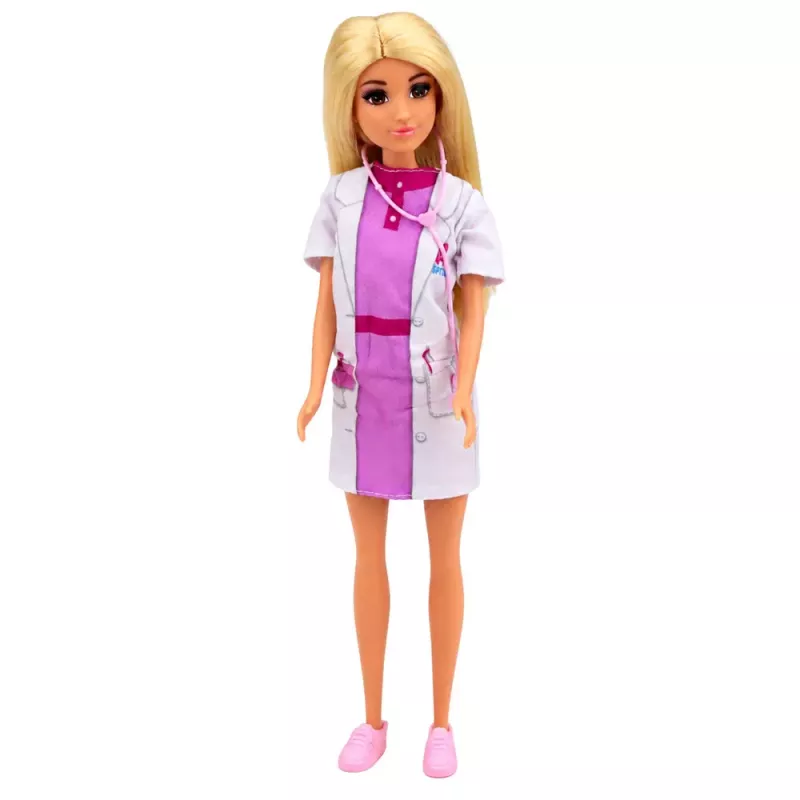LEAN TOYS Boneca Anlily médica em ambulância conjunto de acessórios médicos